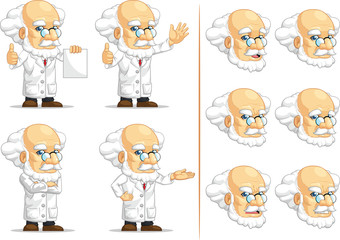 Scientist or Professor Customizable Mascot 13