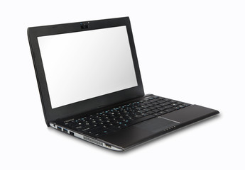 Laptop isolated on white