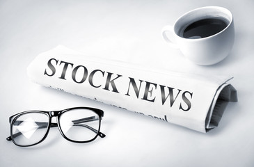 Stock News word