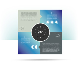 Box chart. Elements for Infographic .