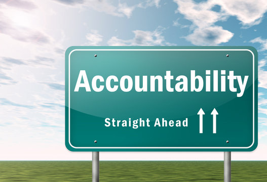 Highway Signpost "Accountability"