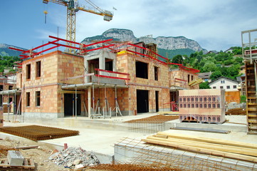 chantier-immeuble en construction