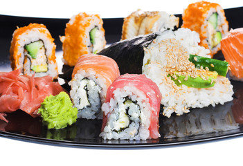 Sushi and rolls