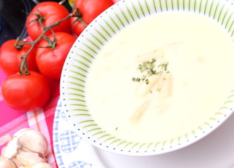Spargelsuppe