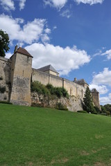 Fototapeta na wymiar Remparts Sud ouest Château Caen 2