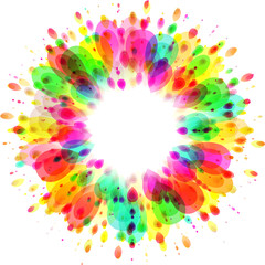 colorful paint splash, celebration background