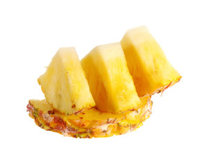 three ananas slices