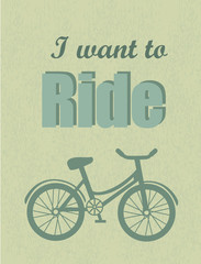 i want to ride