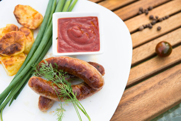 meat sausages