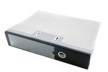 black stationery Office folder