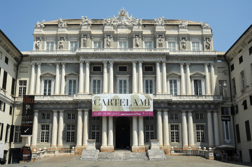 Fototapeta na wymiar Palazzo ducale di Genova in Italia