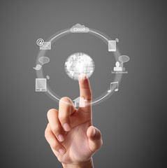  pressing modern social buttons