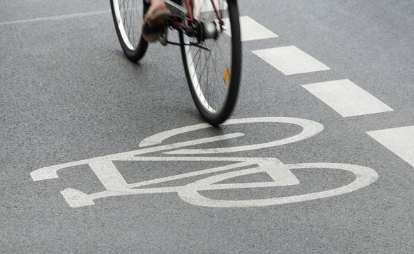 Fototapeta fahrradweg