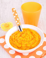baby food, carrot puree