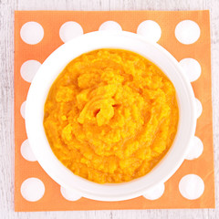 baby food, carrot puree