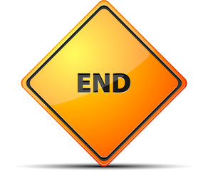 Obraz premium End sign