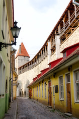 Fototapeta na wymiar Stare Miasto w Tallinie