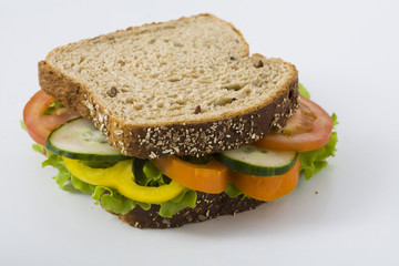 Healthy salad sandwich