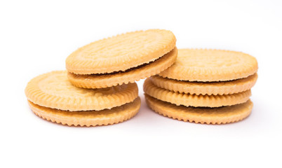 sandwich biscuits with chocolate