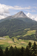 Fototapeta na wymiar Landschaft bei Nauders, Tirol