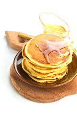 Pancakes on plate