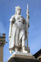 Fototapeta na wymiar Statue of Liberty in San Marino