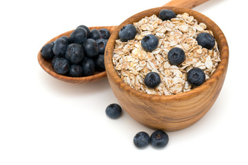 Blueberries and oats