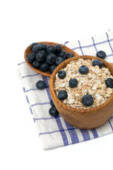 Blueberries and oats