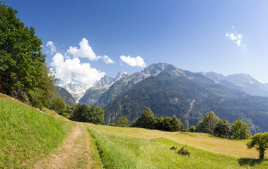 Val Bregaglia (CH) veduta da Soglio