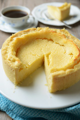 Vegane Torte wie Käsekuchen