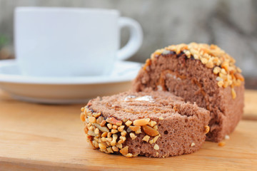 Chocolate  cake roll