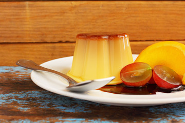 Caramel custard - pudding