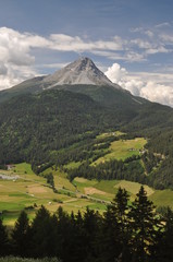 Fototapeta premium Landschaft bei Nauders, Tirol