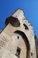 Tower of Popes Palace in Avignon, Provence, France