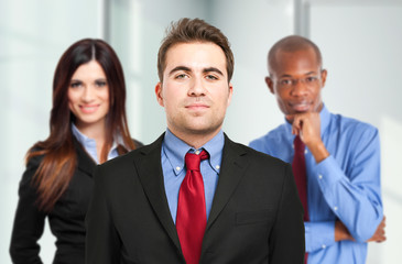 Multiethnic business team