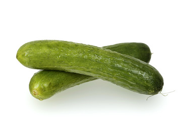two cucumbers