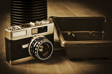 analog photography equipment