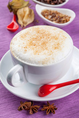 Coffee cup, cappuccino