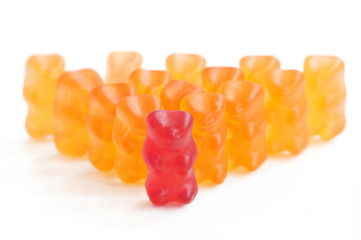 Gummy bear series - the leader of the team