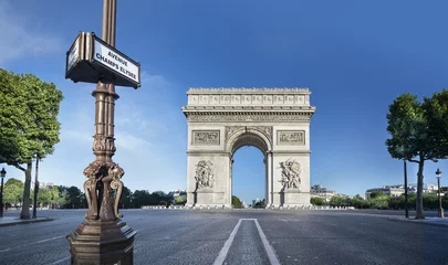 Fototapete Rund Triumphbogen Paris © PUNTOSTUDIOFOTO Lda