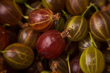 Gooseberries background