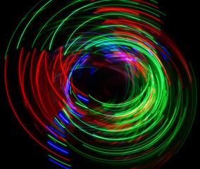 abstract light pattern