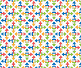 arrows starshaped pattern