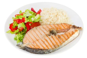 grilled salmon