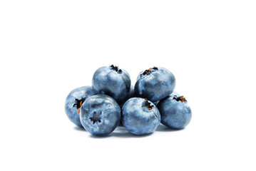 Blueberry isolated on white background
