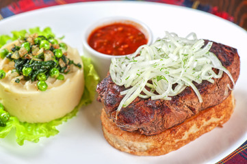 Gourmet steak meat