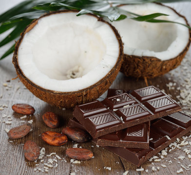 Coconut and chocolate