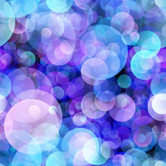 Blue bokeh background