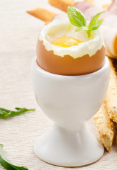 boiled egg in eggcup