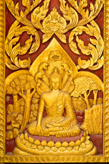 Fototapeta na wymiar Buddha carvings